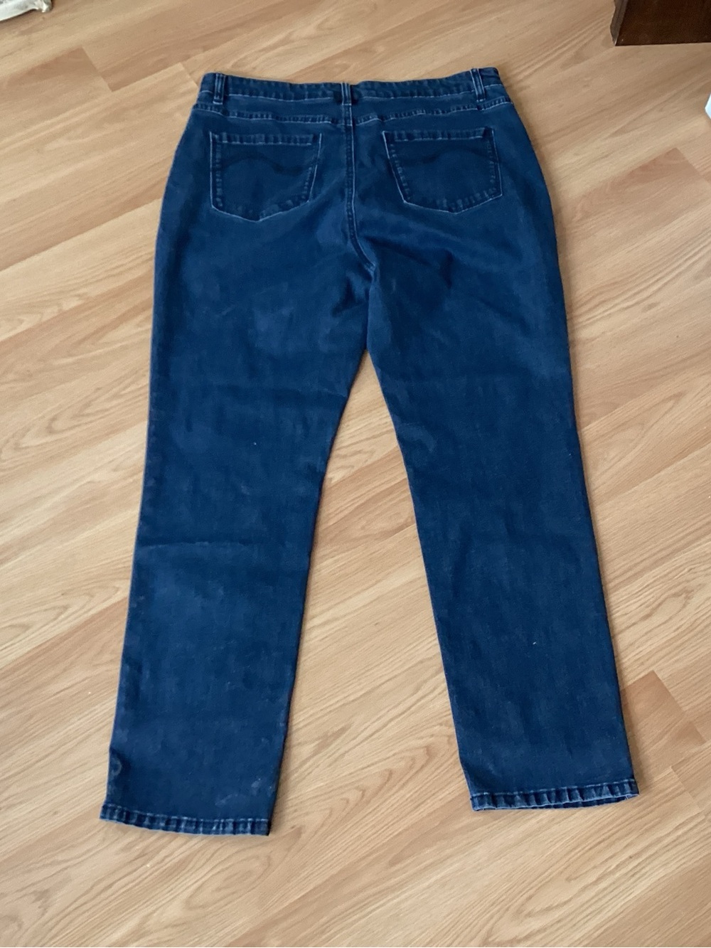 French dressing High-Rise Women's Jeans in Dark Blue - Classic Slim Fit size 16